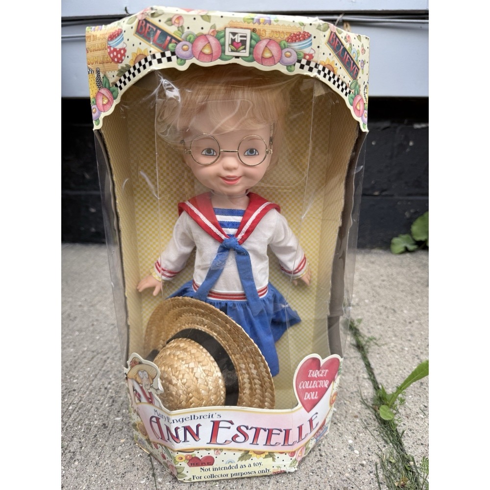 Mary Engelbreit's Ann Estelle Doll 15" Playmates 1997 Target Collector-NIB